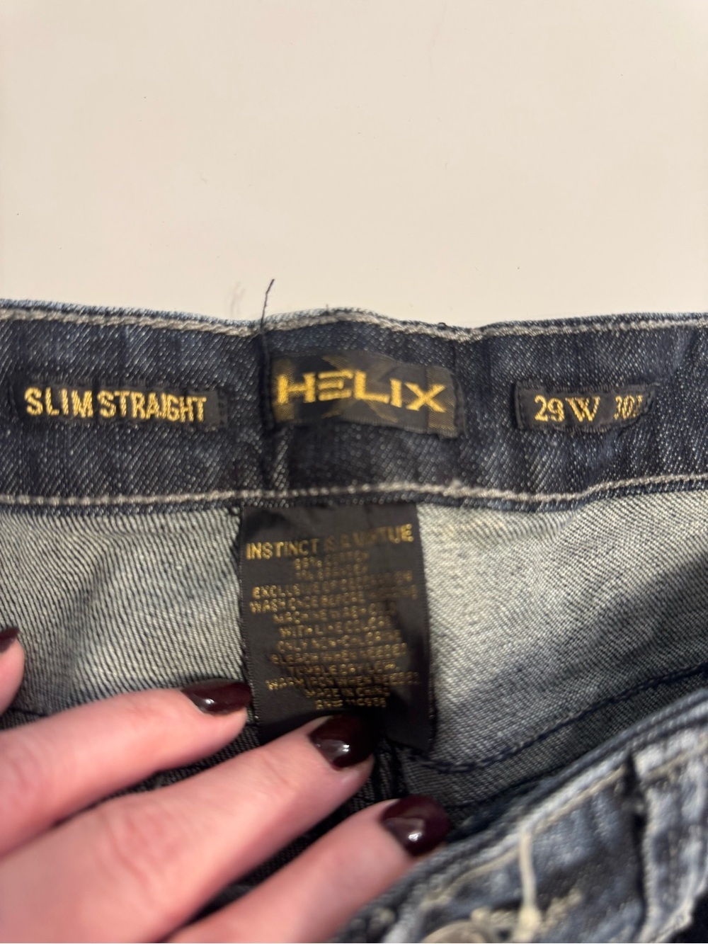 Helix Slim Straight Men’s Jeans - 29Wx30L